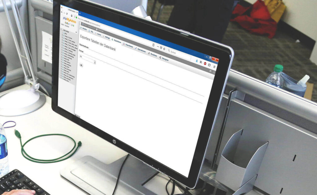 Datenbank und Filesystem WordPress