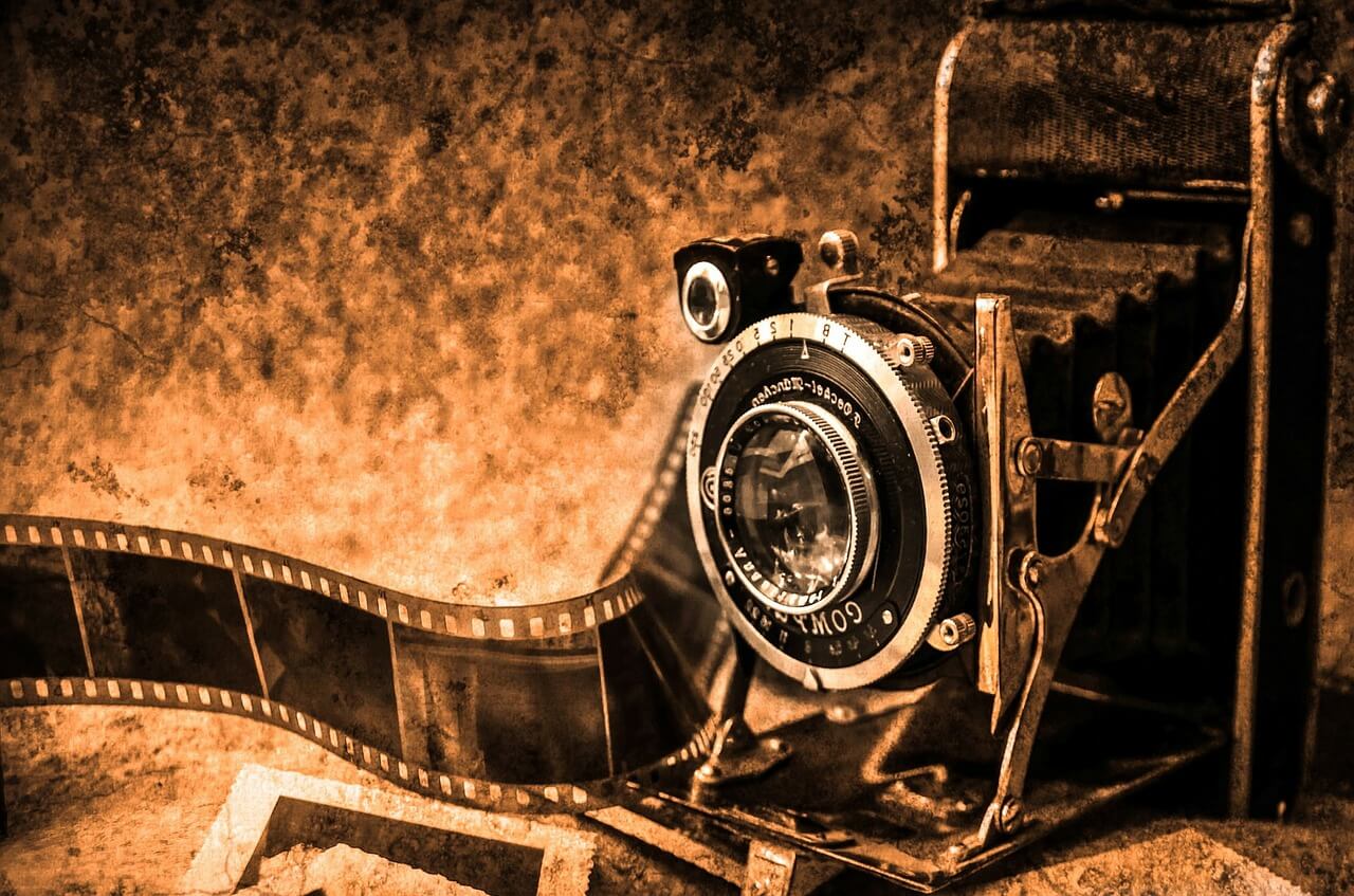 Analoge Kamera mit Film