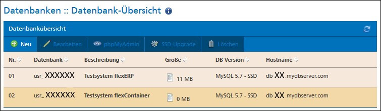 Einführung MySQL Workbench - "Einrichtung einer Verbindung" 3 Uebersicht Datenbank 1