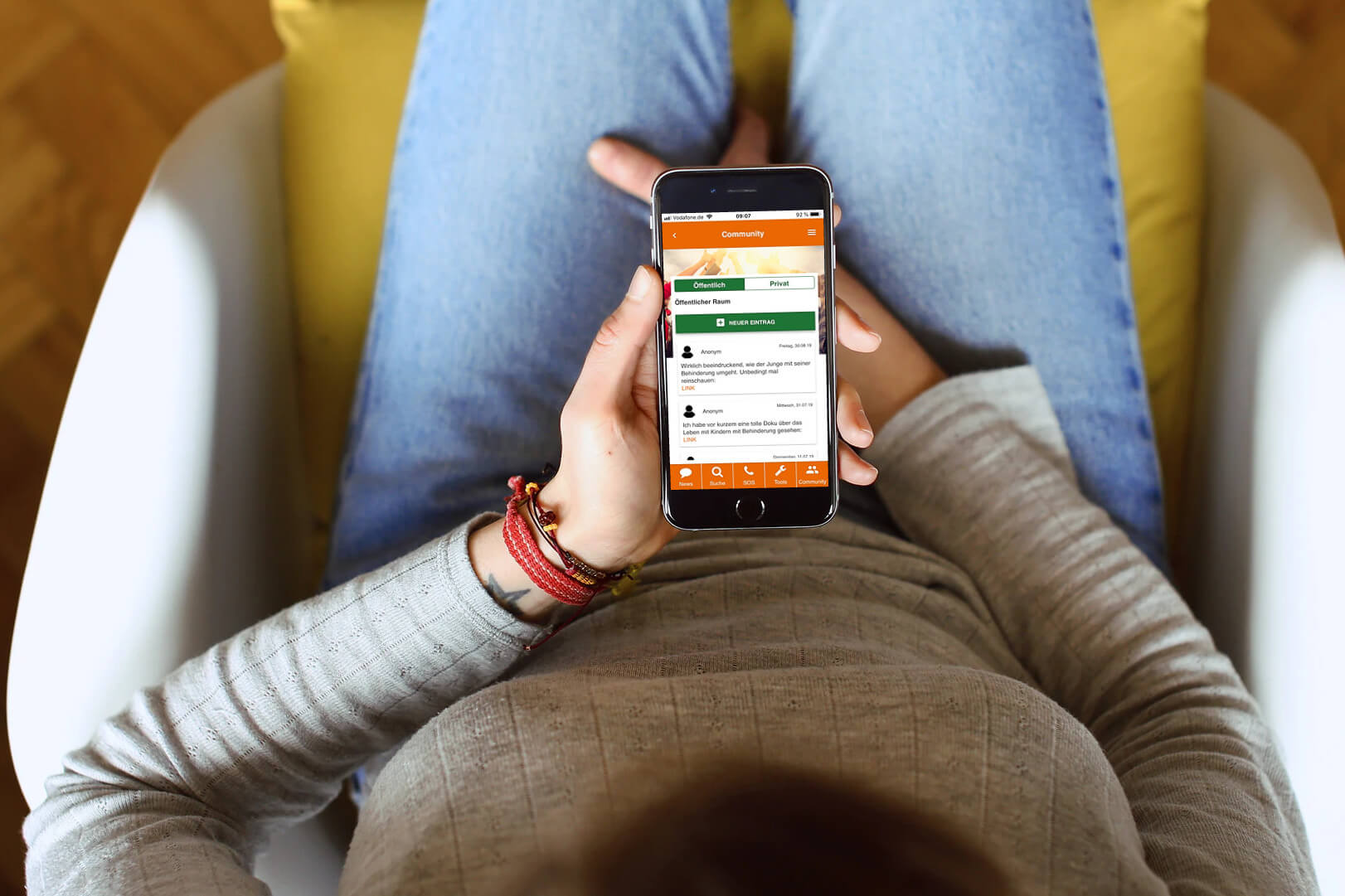MamMut App Selbsthilfe Sachsen