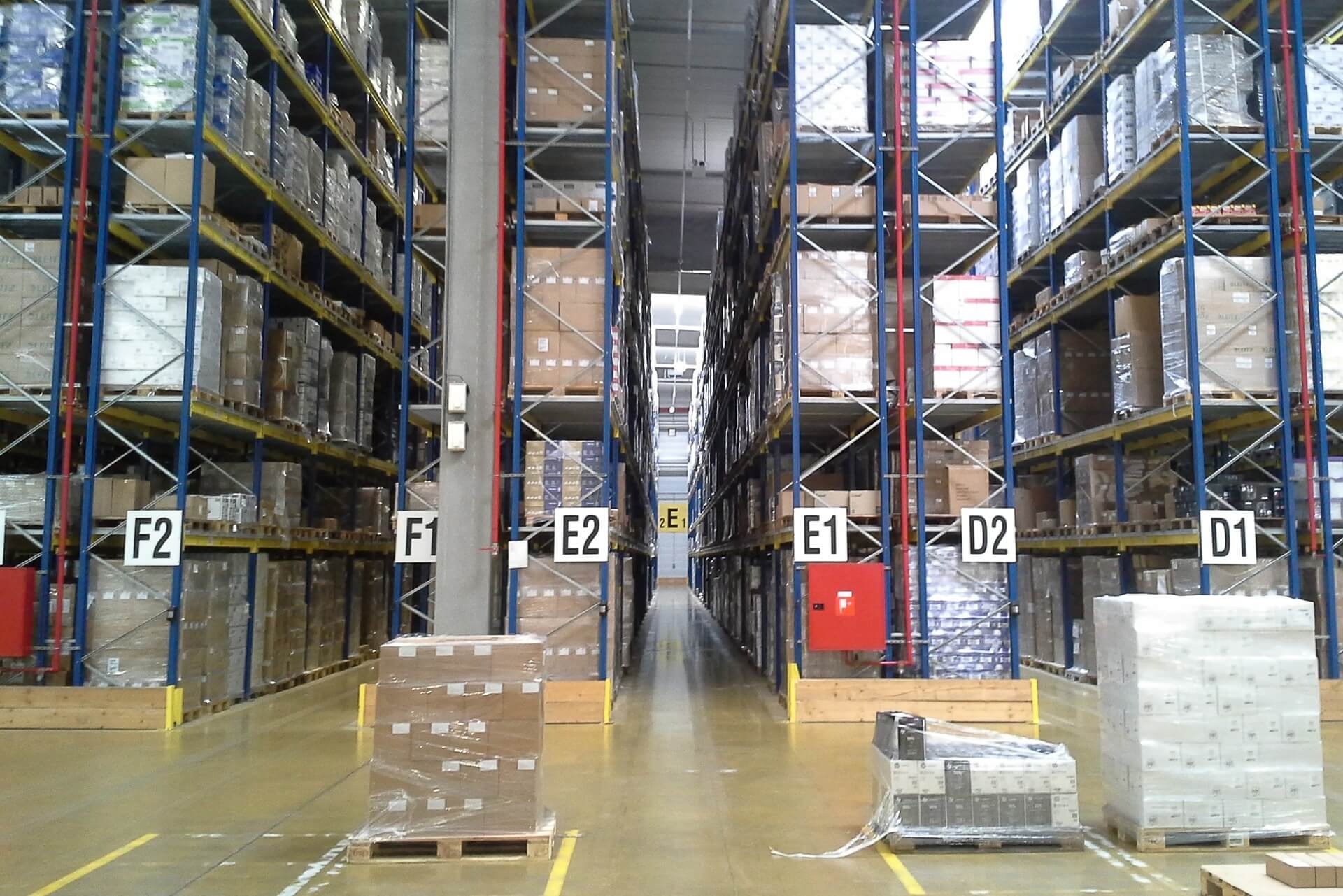 flexERP Wareneingang - Lageransicht